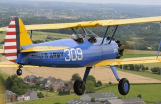 Le Stearman en vol